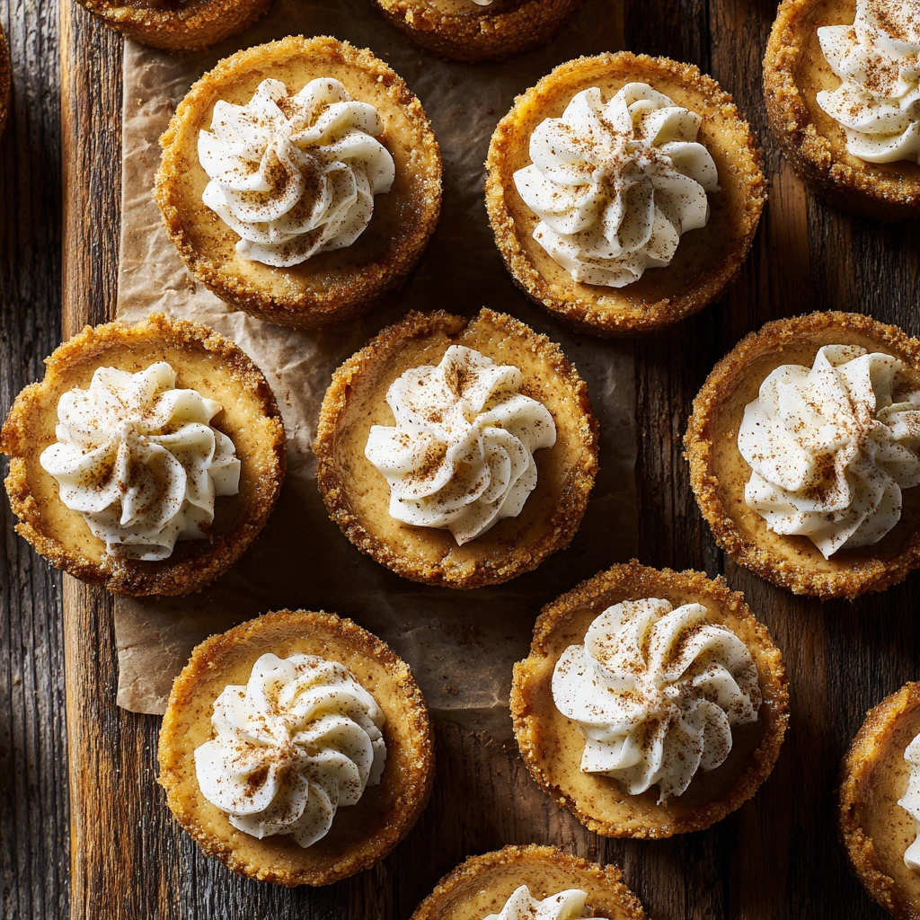 Mini Pumpkin Cheesecake Bites: Creamy, Spiced & Festive 3 Bites Treats