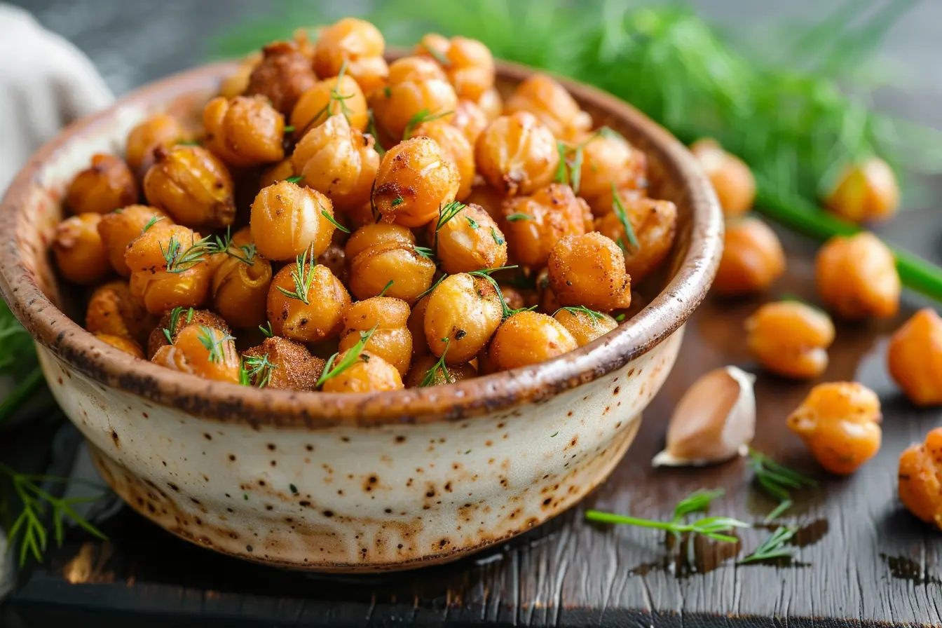 Ranch Roasted Chickpeas: Irresistibly Crispy 10-Minute Snack with 6g Protein