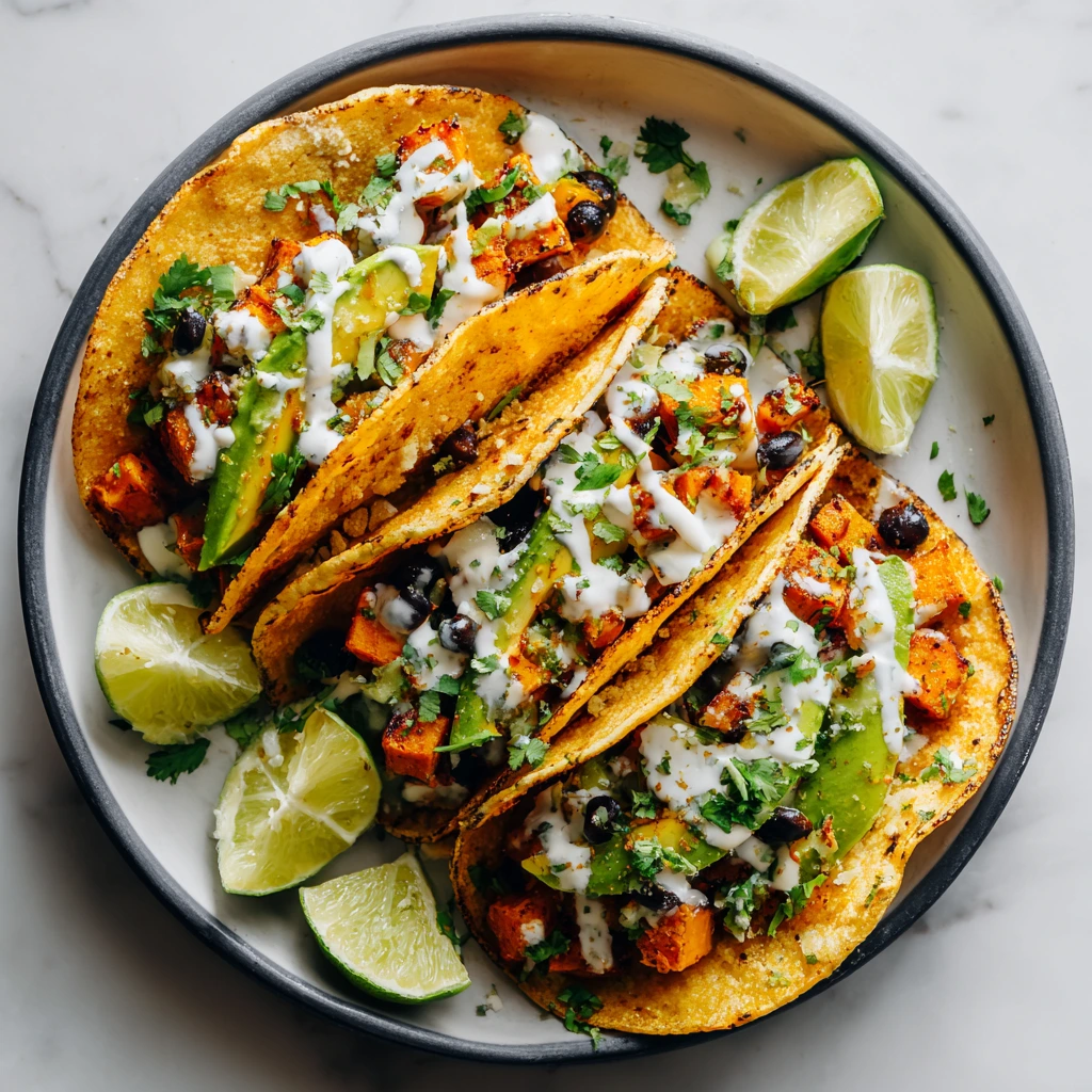 Easy Roasted Sweet Potato and Black Bean Tacos: Flavorful, and Ready in 30 Minutes